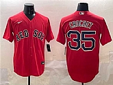 Men's Boston Red Sox #35 Garrett Crochet Red Cool Base Stitched Jersey,baseball caps,new era cap wholesale,wholesale hats